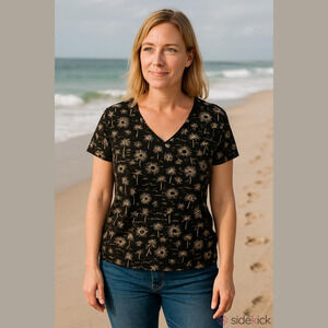 SONOMA The Everyday Tee Sunshine State of Mind Short Sleeve Women’s (Sz XL)